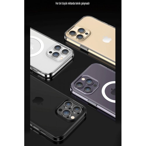 Newface iPhone 14 Pro Kılıf Tron Şeffaf Magsafe Kapak - Mavi Newface iPhone 14 Pro Kılıf Tron Şeffaf Magsafe Kapak - Mavi
