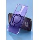 Newface iPhone 14 Pro Kılıf Tron Şeffaf Magsafe Kapak - Derin Mor Newface iPhone 14 Pro Kılıf Tron Şeffaf Magsafe Kapak - Derin Mor