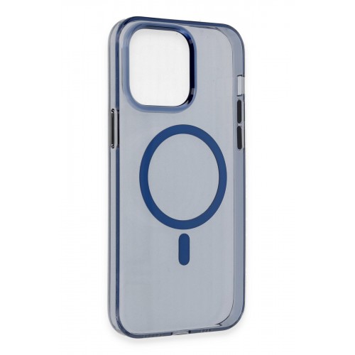 Newface iPhone 14 Pro Max Kılıf Tron Şeffaf Magsafe Kapak - Mavi Newface iPhone 14 Pro Max Kılıf Tron Şeffaf Magsafe Kapak - Mavi