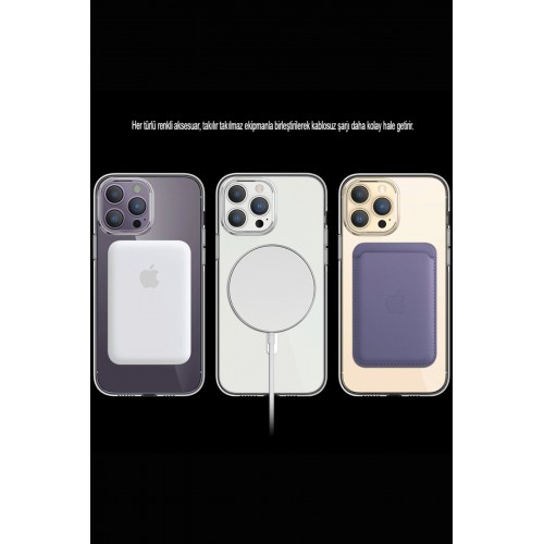 Newface iPhone 14 Pro Max Kılıf Tron Şeffaf Magsafe Kapak - Şeffaf Newface iPhone 14 Pro Max Kılıf Tron Şeffaf Magsafe Kapak - Şeffaf