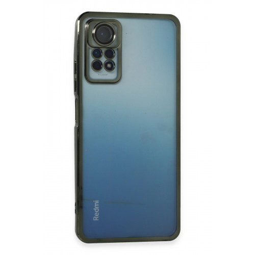 Newface Xiaomi Redmi Note 12 Pro 4G Kılıf Razer Lensli Silikon - Yeşil