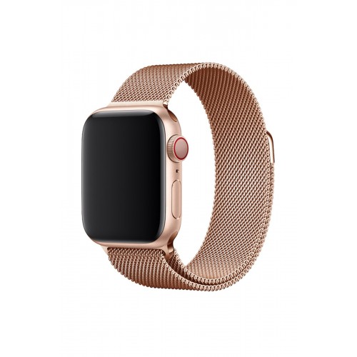 Newface Apple Watch 38mm Metal Mıknatıslı Kordon - Bakır