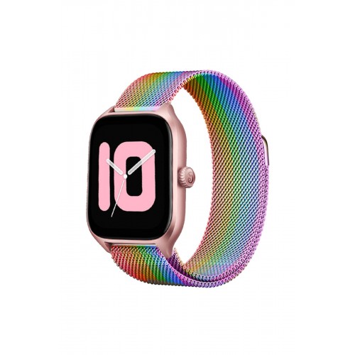 Newface Watch 4 Metal Mıknatıslı Kordon - Gökkuşağı Newface Watch 4 Metal Mıknatıslı Kordon - Gökkuşağı