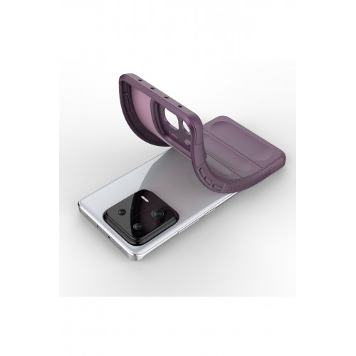 Newface Xiaomi Mi 13 Kılıf Optimum Silikon - Mor Newface Xiaomi Mi 13 Kılıf Optimum Silikon - Mor