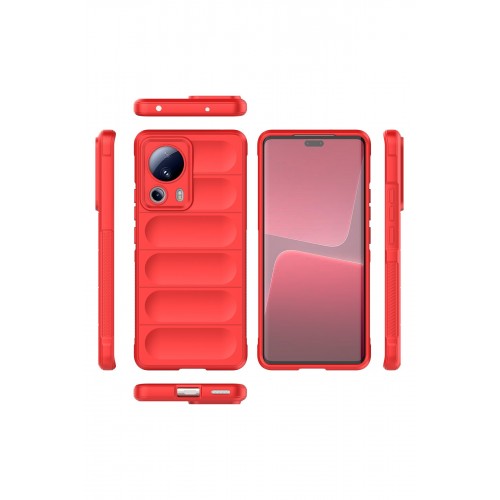 Newface Xiaomi Mi 13 Lite Kılıf Optimum Silikon - Kırmızı Newface Xiaomi Mi 13 Lite Kılıf Optimum Silikon - Kırmızı