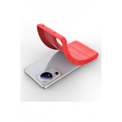 Newface Xiaomi Mi 13 Lite Kılıf Optimum Silikon - Kırmızı Newface Xiaomi Mi 13 Lite Kılıf Optimum Silikon - Kırmızı