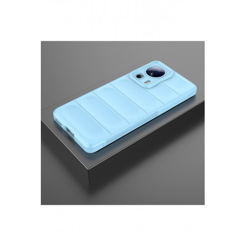 Newface Xiaomi Mi 13 Lite Kılıf Optimum Silikon - Sky Blue Newface Xiaomi Mi 13 Lite Kılıf Optimum Silikon - Sky Blue