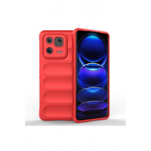 Newface Xiaomi Mi 13 Pro Kılıf Optimum Silikon - Kırmızı