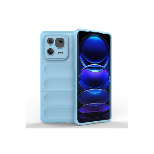 Newface Xiaomi Mi 13 Pro Kılıf Optimum Silikon - Sky Blue Newface Xiaomi Mi 13 Pro Kılıf Optimum Silikon - Sky Blue