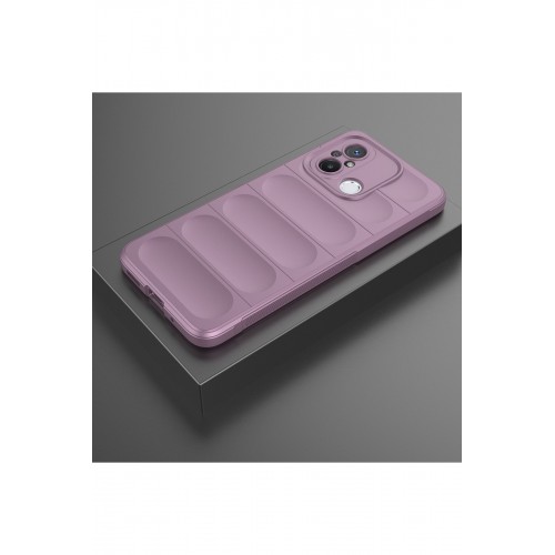 Newface Xiaomi Redmi 12C Kılıf Optimum Silikon - Mor Newface Xiaomi Redmi 12C Kılıf Optimum Silikon - Mor