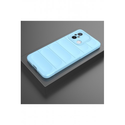 Newface Xiaomi Redmi 12C Kılıf Optimum Silikon - Sky Blue Newface Xiaomi Redmi 12C Kılıf Optimum Silikon - Sky Blue