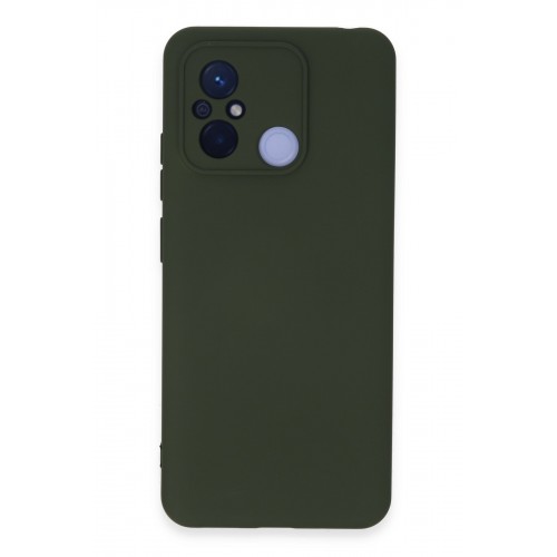 Newface Xiaomi Redmi 12C Kılıf Nano içi Kadife Silikon - Koyu Yeşil Newface Xiaomi Redmi 12C Kılıf Nano içi Kadife Silikon - Koyu Yeşil