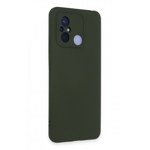 Newface Xiaomi Redmi 12C Kılıf Nano içi Kadife Silikon - Koyu Yeşil Newface Xiaomi Redmi 12C Kılıf Nano içi Kadife Silikon - Koyu Yeşil