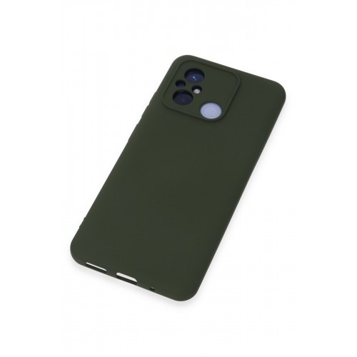 Newface Xiaomi Redmi 12C Kılıf Nano içi Kadife Silikon - Koyu Yeşil Newface Xiaomi Redmi 12C Kılıf Nano içi Kadife Silikon - Koyu Yeşil