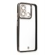 Newface Xiaomi Redmi 12C Kılıf Liva Lens Silikon - Siyah