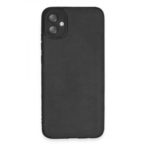 Newface Samsung Galaxy A04E Kılıf Loop Deri Silikon - Siyah Newface Samsung Galaxy A04E Kılıf Loop Deri Silikon - Siyah
