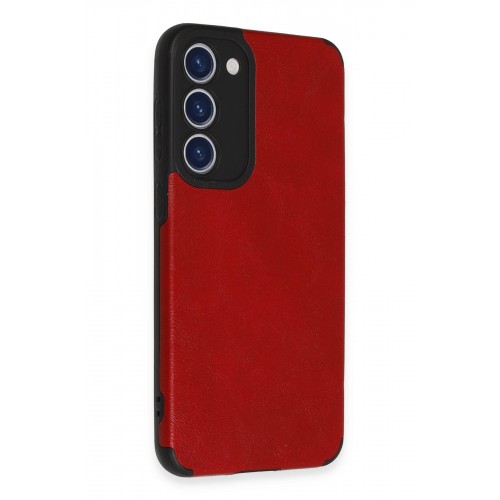 Newface Samsung Galaxy S23 Plus Kılıf Loop Deri Silikon - Kırmızı Newface Samsung Galaxy S23 Plus Kılıf Loop Deri Silikon - Kırmızı