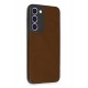 Newface Samsung Galaxy S23 Plus Kılıf Loop Deri Silikon - Kahverengi Newface Samsung Galaxy S23 Plus Kılıf Loop Deri Silikon - Kahverengi