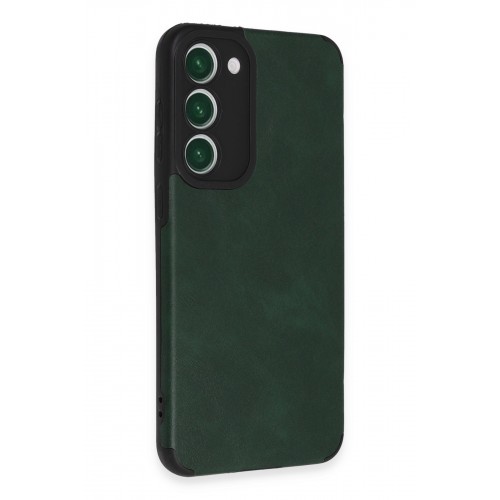 Newface Samsung Galaxy S23 Plus Kılıf Loop Deri Silikon - Yeşil Newface Samsung Galaxy S23 Plus Kılıf Loop Deri Silikon - Yeşil