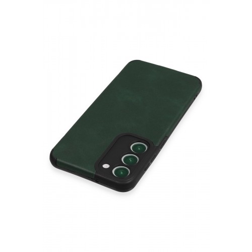 Newface Samsung Galaxy S23 Plus Kılıf Loop Deri Silikon - Yeşil Newface Samsung Galaxy S23 Plus Kılıf Loop Deri Silikon - Yeşil