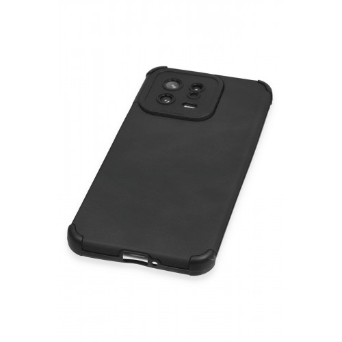 Newface Xiaomi Mi 13 Kılıf Loop Deri Silikon - Siyah Newface Xiaomi Mi 13 Kılıf Loop Deri Silikon - Siyah