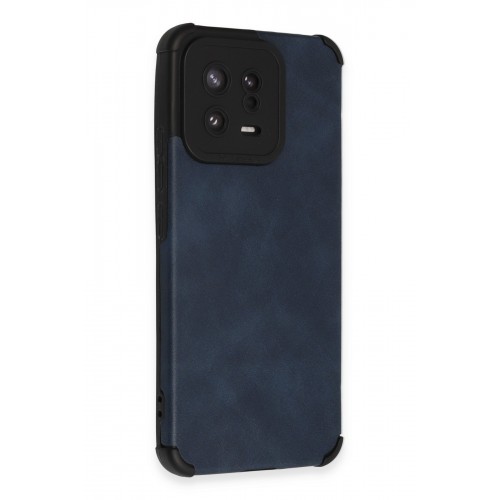 Newface Xiaomi Mi 13 Kılıf Loop Deri Silikon - Lacivert Newface Xiaomi Mi 13 Kılıf Loop Deri Silikon - Lacivert