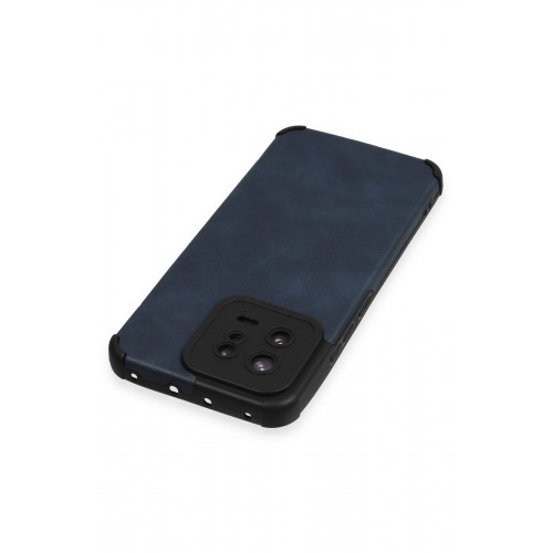 Newface Xiaomi Mi 13 Kılıf Loop Deri Silikon - Lacivert Newface Xiaomi Mi 13 Kılıf Loop Deri Silikon - Lacivert