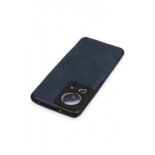 Newface Xiaomi Mi 13 Lite Kılıf Loop Deri Silikon - Lacivert Newface Xiaomi Mi 13 Lite Kılıf Loop Deri Silikon - Lacivert