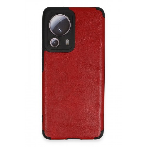 Newface Xiaomi Mi 13 Lite Kılıf Loop Deri Silikon - Kırmızı Newface Xiaomi Mi 13 Lite Kılıf Loop Deri Silikon - Kırmızı
