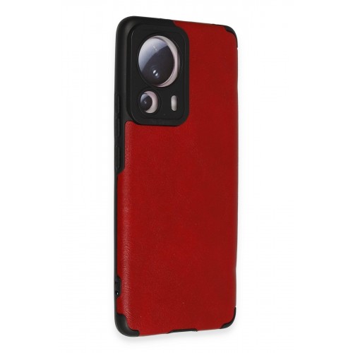 Newface Xiaomi Mi 13 Lite Kılıf Loop Deri Silikon - Kırmızı Newface Xiaomi Mi 13 Lite Kılıf Loop Deri Silikon - Kırmızı