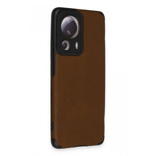 Newface Xiaomi Mi 13 Lite Kılıf Loop Deri Silikon - Kahverengi Newface Xiaomi Mi 13 Lite Kılıf Loop Deri Silikon - Kahverengi