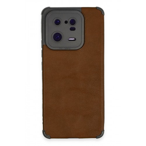 Newface Xiaomi Mi 13 Pro Kılıf Loop Deri Silikon - Kahverengi Newface Xiaomi Mi 13 Pro Kılıf Loop Deri Silikon - Kahverengi