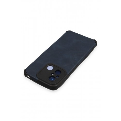 Newface Xiaomi Redmi 12C Kılıf Loop Deri Silikon - Lacivert Newface Xiaomi Redmi 12C Kılıf Loop Deri Silikon - Lacivert