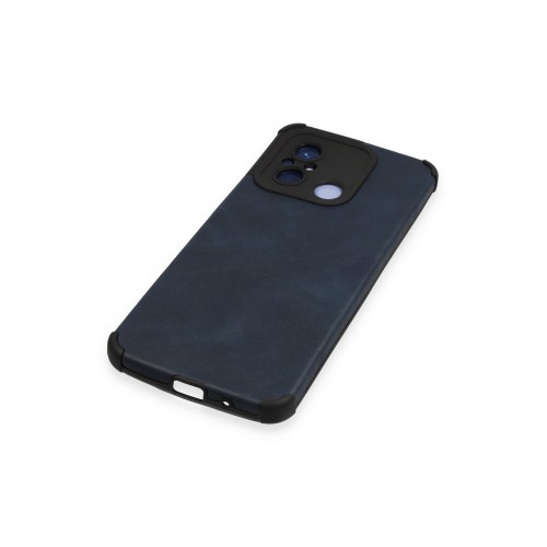 Newface Xiaomi Redmi 12C Kılıf Loop Deri Silikon - Lacivert Newface Xiaomi Redmi 12C Kılıf Loop Deri Silikon - Lacivert