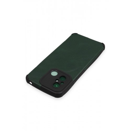 Newface Xiaomi Redmi 12C Kılıf Loop Deri Silikon - Yeşil Newface Xiaomi Redmi 12C Kılıf Loop Deri Silikon - Yeşil