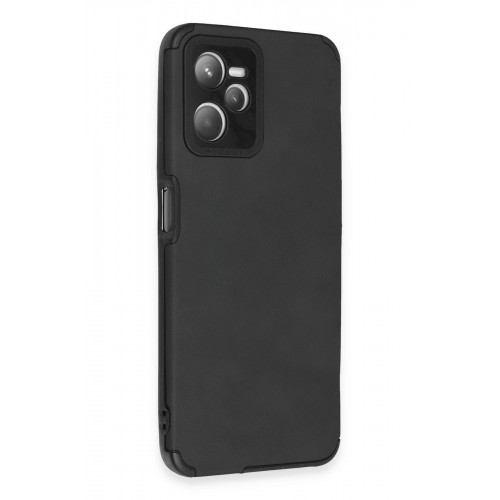 Newface Realme C35 Kılıf Loop Deri Silikon - Siyah Newface Realme C35 Kılıf Loop Deri Silikon - Siyah