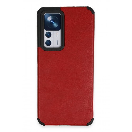 Newface Xiaomi Mi 12T Pro Kılıf Loop Deri Silikon - Kırmızı Newface Xiaomi Mi 12T Pro Kılıf Loop Deri Silikon - Kırmızı