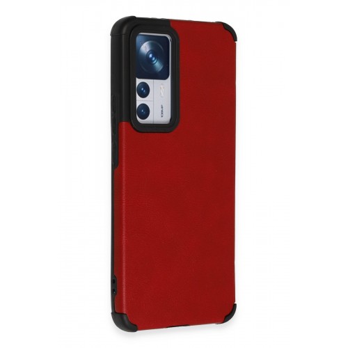 Newface Xiaomi Mi 12T Pro Kılıf Loop Deri Silikon - Kırmızı Newface Xiaomi Mi 12T Pro Kılıf Loop Deri Silikon - Kırmızı