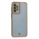 Newface Samsung Galaxy A23 4G Kılıf Liva Lens Silikon - Pudra