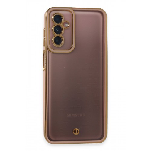 Newface Samsung Galaxy M23 Kılıf Liva Lens Silikon - Pudra
