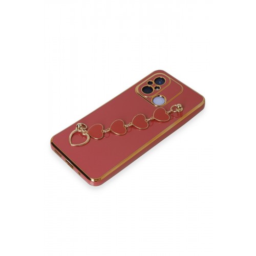 Newface Xiaomi Redmi 12C Kılıf Esila Silikon - Kırmızı Newface Xiaomi Redmi 12C Kılıf Esila Silikon - Kırmızı