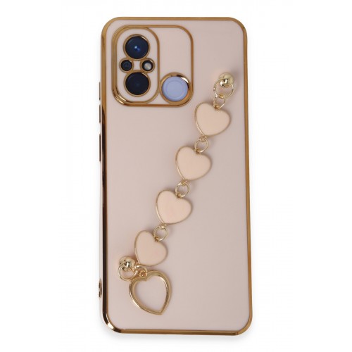 Newface Xiaomi Redmi 12C Kılıf Esila Silikon - Pudra Newface Xiaomi Redmi 12C Kılıf Esila Silikon - Pudra