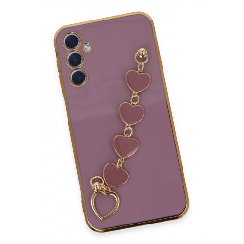 Newface Samsung Galaxy A24 4G Kılıf Esila Silikon - Mor Newface Samsung Galaxy A24 4G Kılıf Esila Silikon - Mor