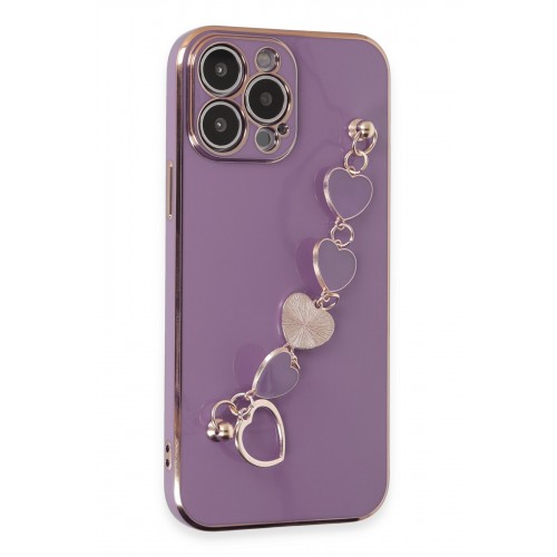 Newface iPhone 13 Pro Max Kılıf Esila Silikon - Mor Newface iPhone 13 Pro Max Kılıf Esila Silikon - Mor