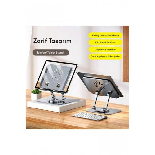 Newface P2027 Telefon Tablet Standı - Gümüş Newface P2027 Telefon Tablet Standı - Gümüş