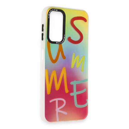 Newface Samsung Galaxy A14 4G Kılıf Estoril Desenli Kapak - Estoril - 3