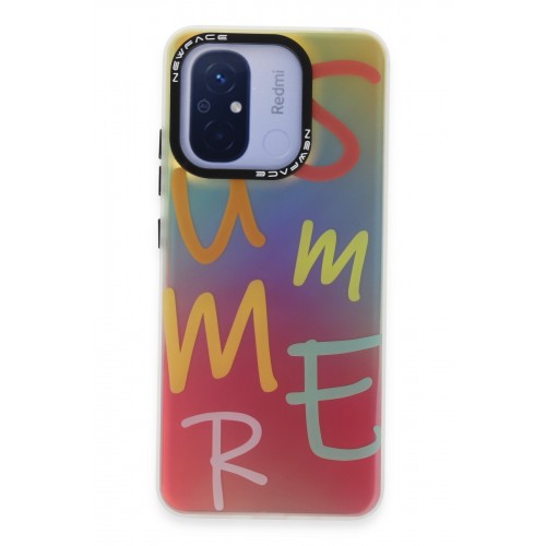 Newface Xiaomi Redmi 12C Kılıf Estoril Desenli Kapak - Estoril - 3