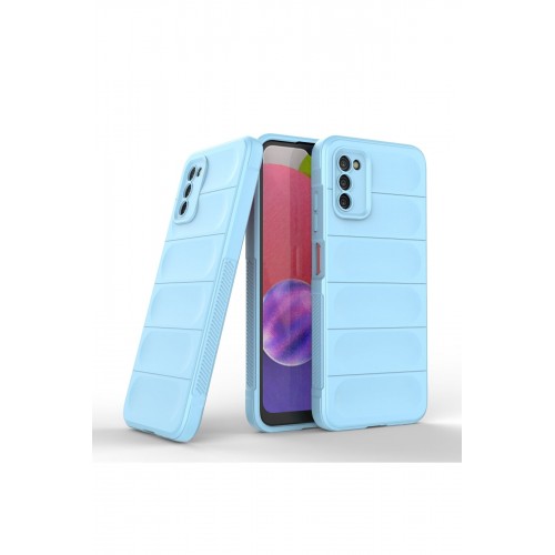 Newface Samsung Galaxy A03S Kılıf Optimum Silikon - Sky Blue Newface Samsung Galaxy A03S Kılıf Optimum Silikon - Sky Blue