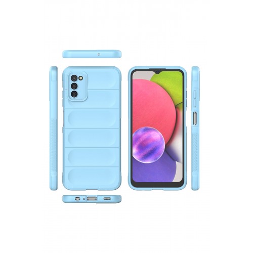 Newface Samsung Galaxy A03S Kılıf Optimum Silikon - Sky Blue Newface Samsung Galaxy A03S Kılıf Optimum Silikon - Sky Blue