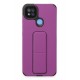 Newface Xiaomi Redmi 9C Kılıf Mega Standlı Silikon - Mor